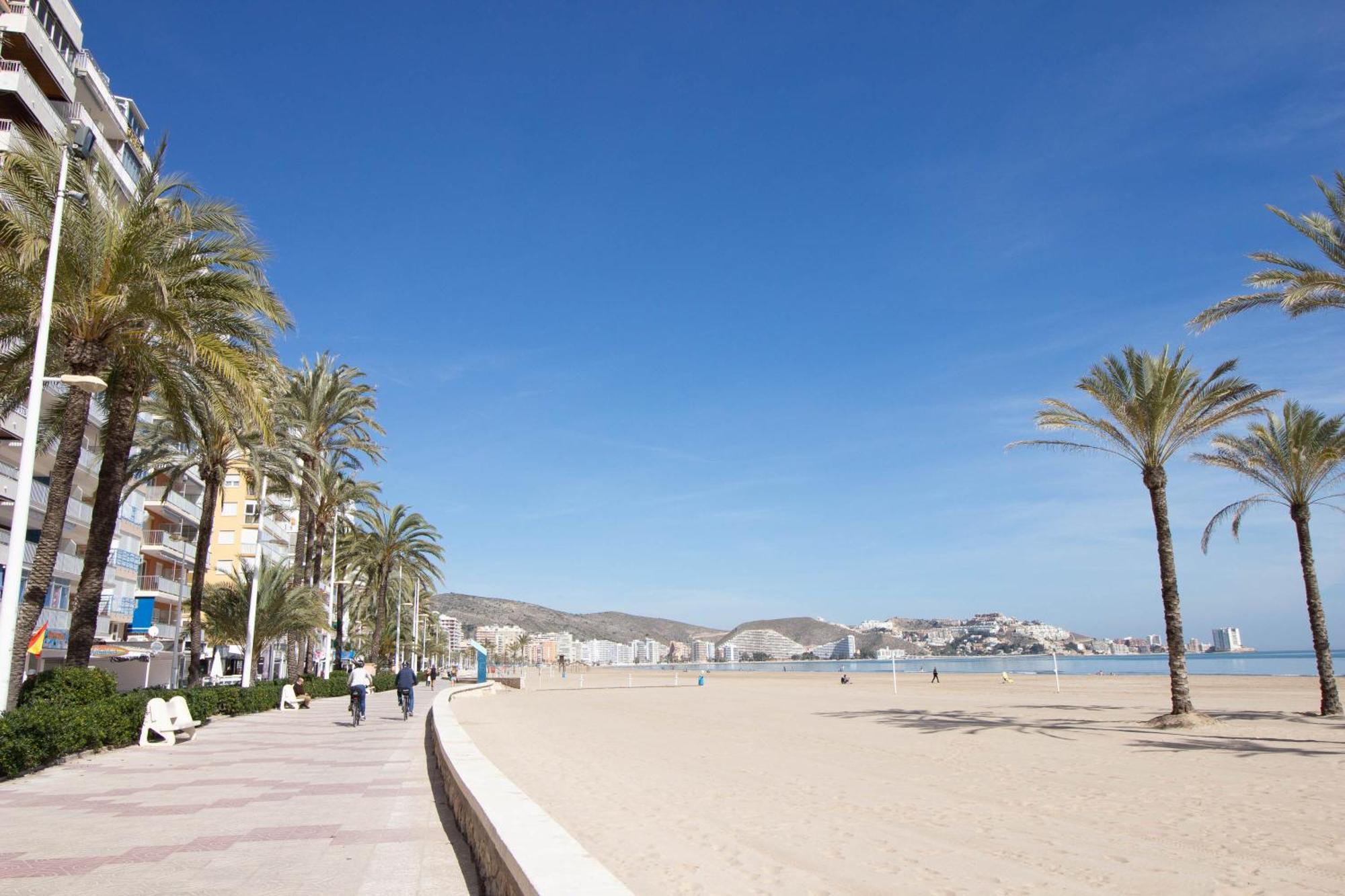 Cullera: Vistas Al Mar En En Centro De La Bahia Lägenhet Exteriör bild